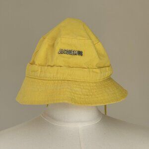 Jacquemus Men's Yellow and Cream Hat